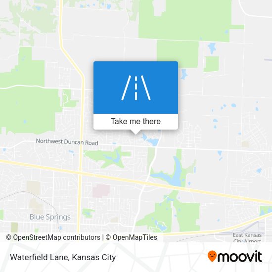 Waterfield Lane map