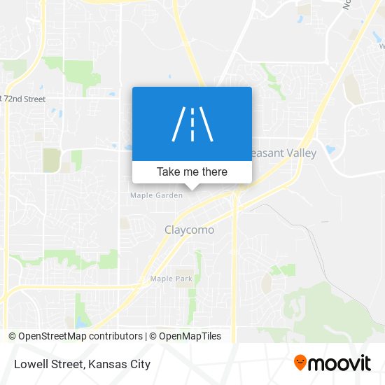 Lowell Street map