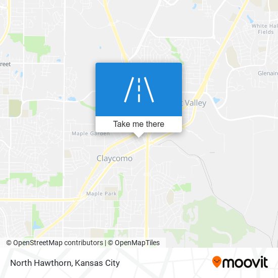 North Hawthorn map