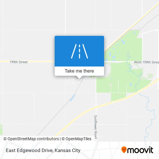 East Edgewood Drive map