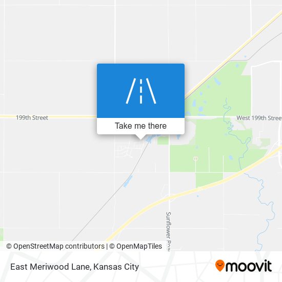 Mapa de East Meriwood Lane