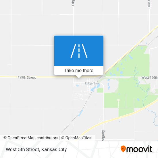 Mapa de West 5th Street