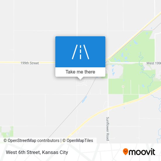 Mapa de West 6th Street