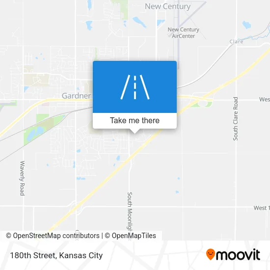 180th Street map