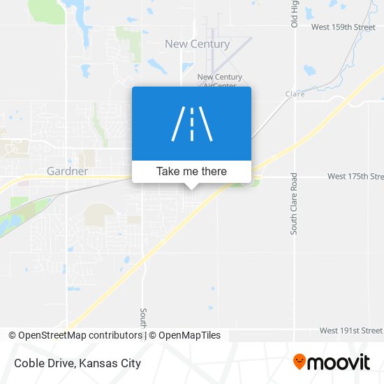 Coble Drive map