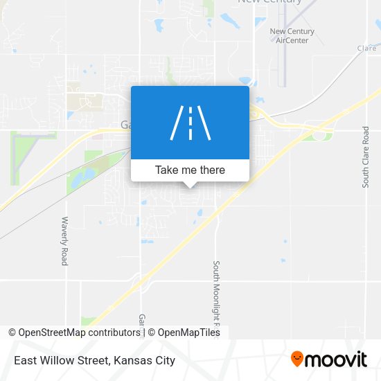 East Willow Street map