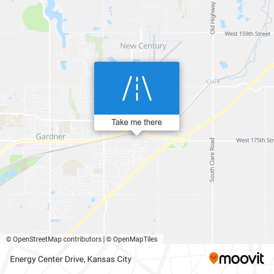 Energy Center Drive map