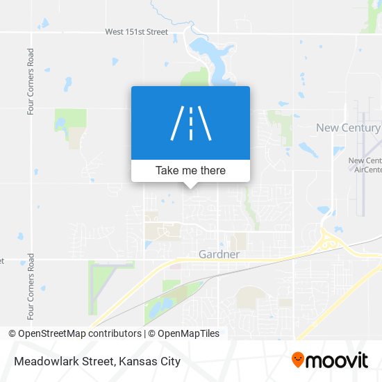 Meadowlark Street map