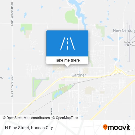 Mapa de N Pine Street