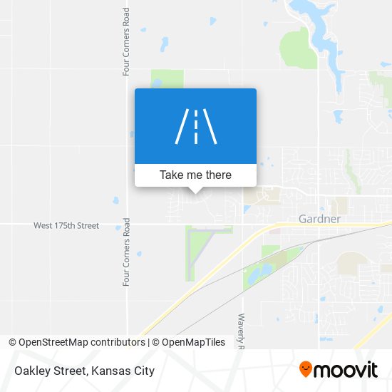Oakley Street map