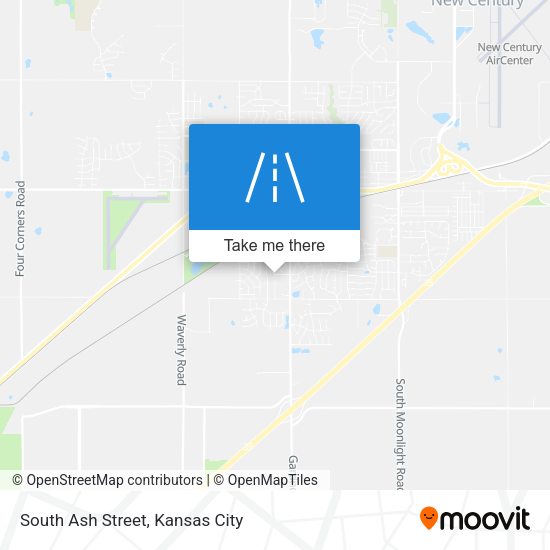 South Ash Street map