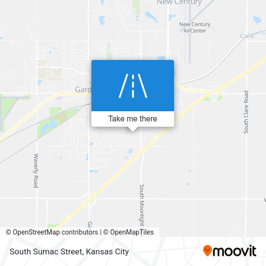South Sumac Street map