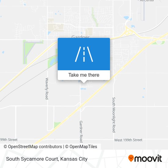 Mapa de South Sycamore Court