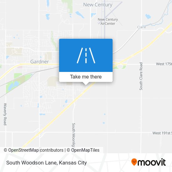 Mapa de South Woodson Lane