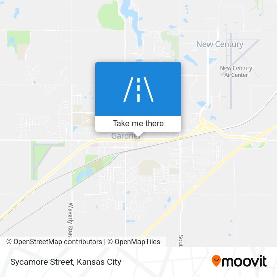 Sycamore Street map