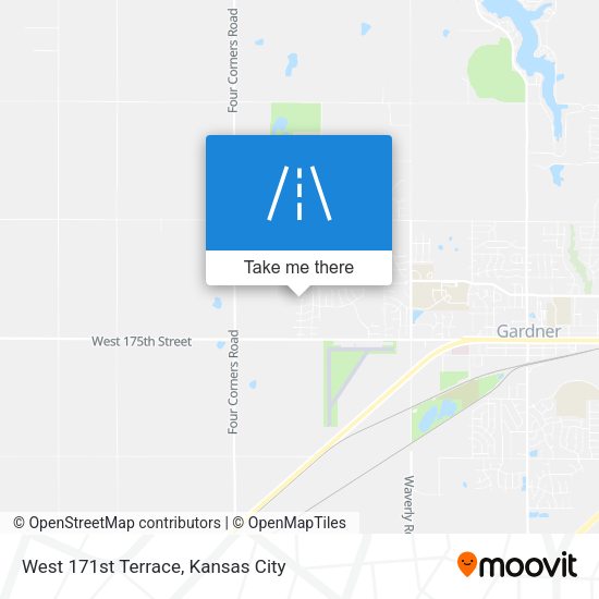 West 171st Terrace map