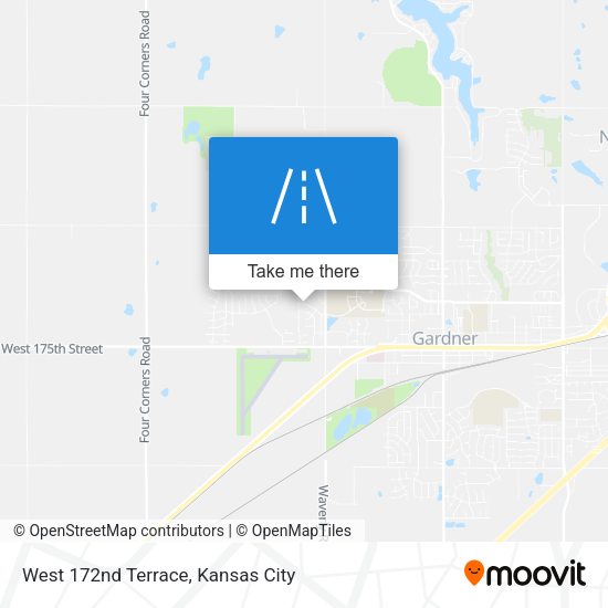 West 172nd Terrace map