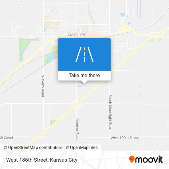 West 186th Street map