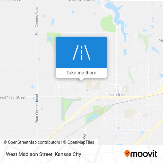 West Madison Street map