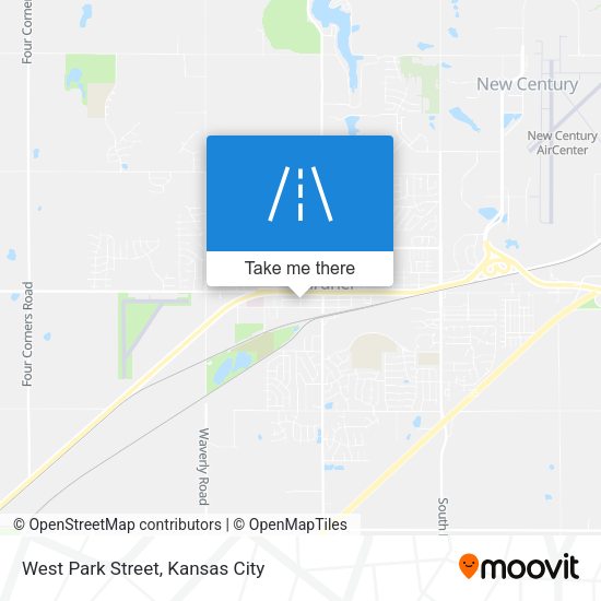 West Park Street map