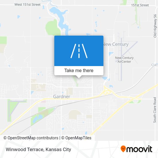 Winwood Terrace map
