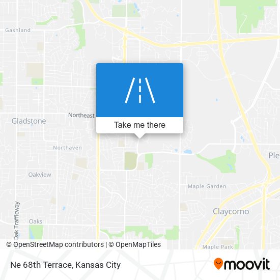 Ne 68th Terrace map