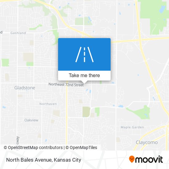 North Bales Avenue map