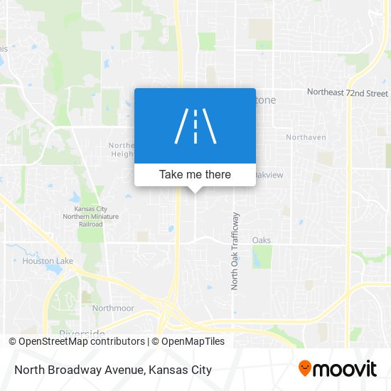 Mapa de North Broadway Avenue