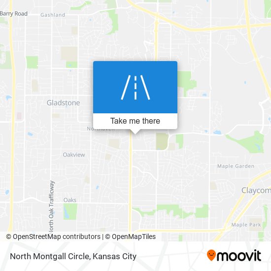 North Montgall Circle map