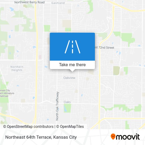 Mapa de Northeast 64th Terrace