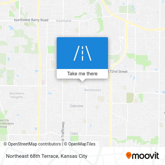 Mapa de Northeast 68th Terrace