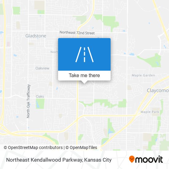 Northeast Kendallwood Parkway map