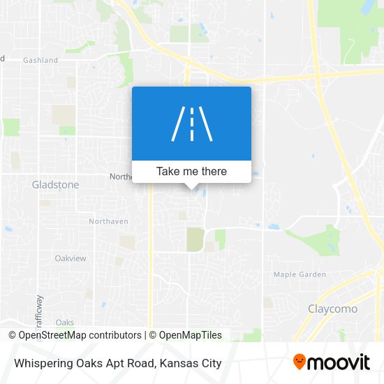 Whispering Oaks Apt Road map