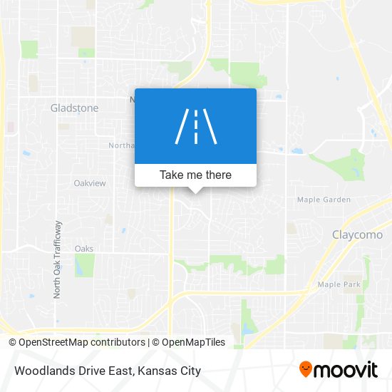 Woodlands Drive East map