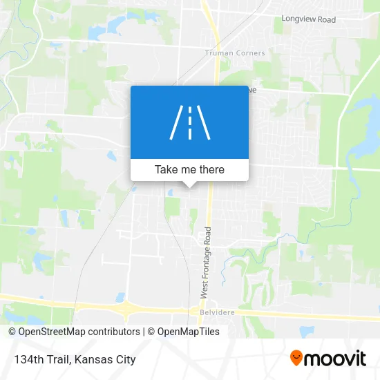 134th Trail map