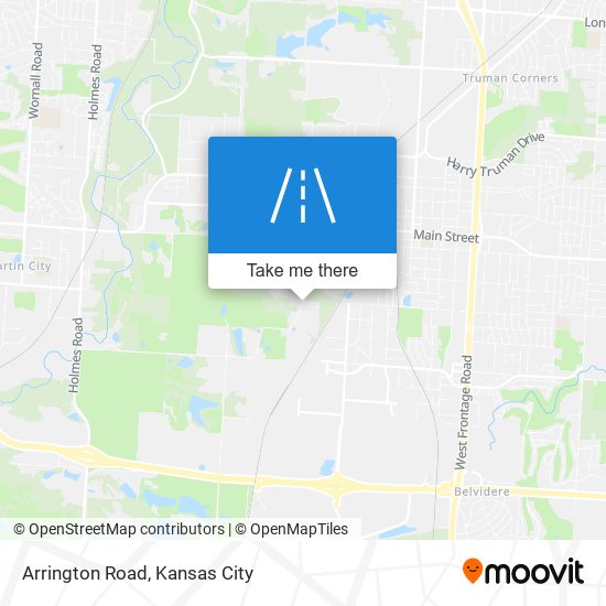 Arrington Road map