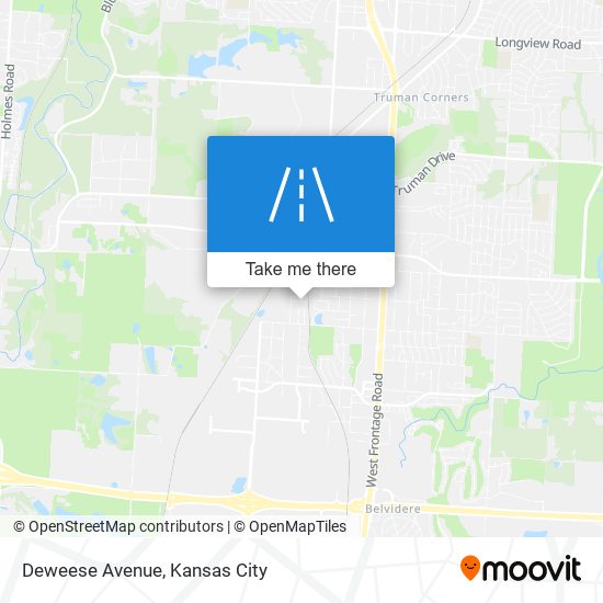 Deweese Avenue map