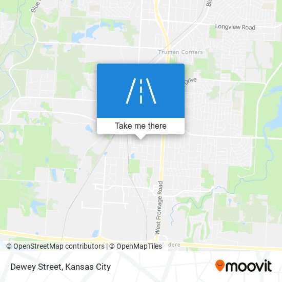 Dewey Street map