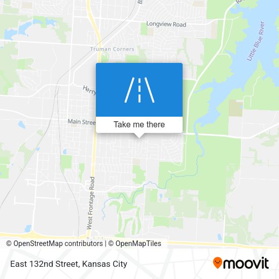 Mapa de East 132nd Street
