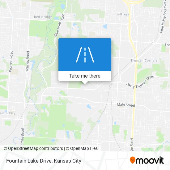 Fountain Lake Drive map