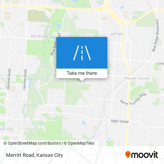 Merritt Road map