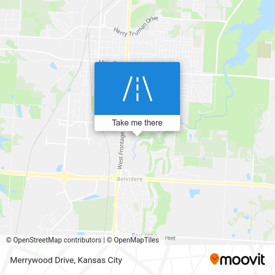 Merrywood Drive map