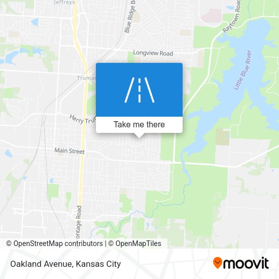 Oakland Avenue map
