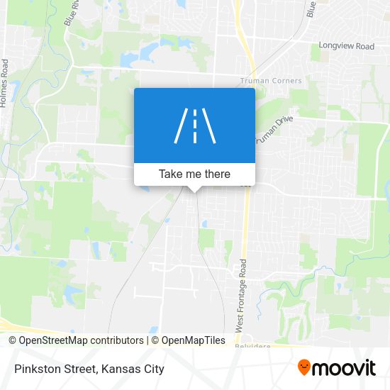 Pinkston Street map