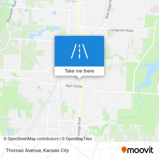 Mapa de Thomas Avenue