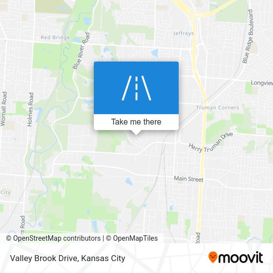 Valley Brook Drive map