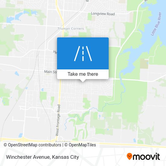 Winchester Avenue map
