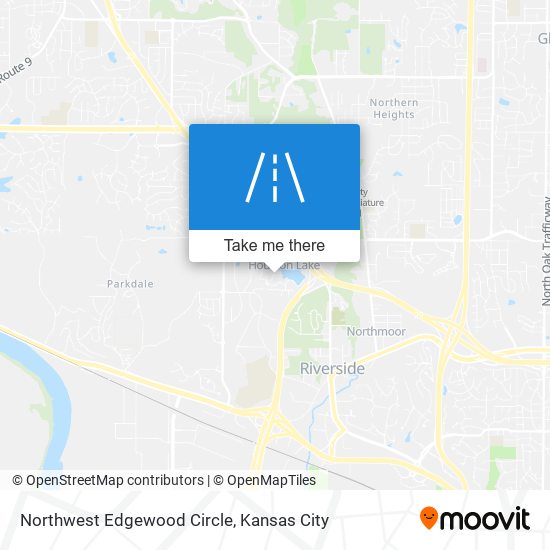 Northwest Edgewood Circle map