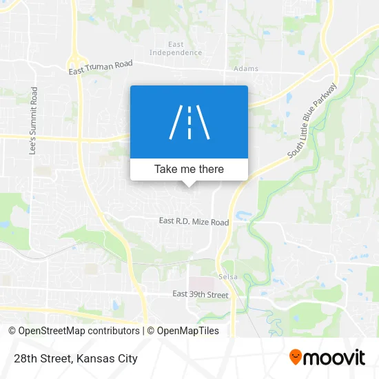 28th Street map
