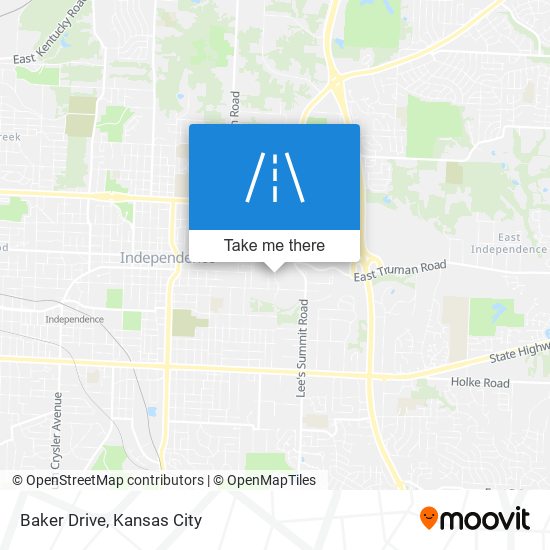 Baker Drive map